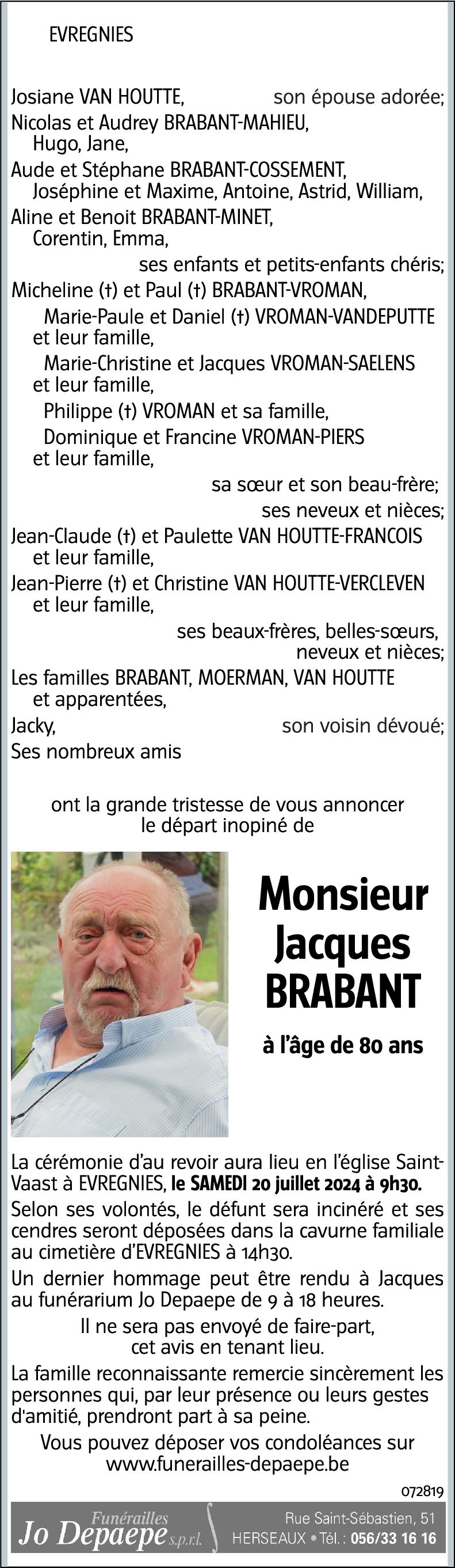 Jacques BRABANT