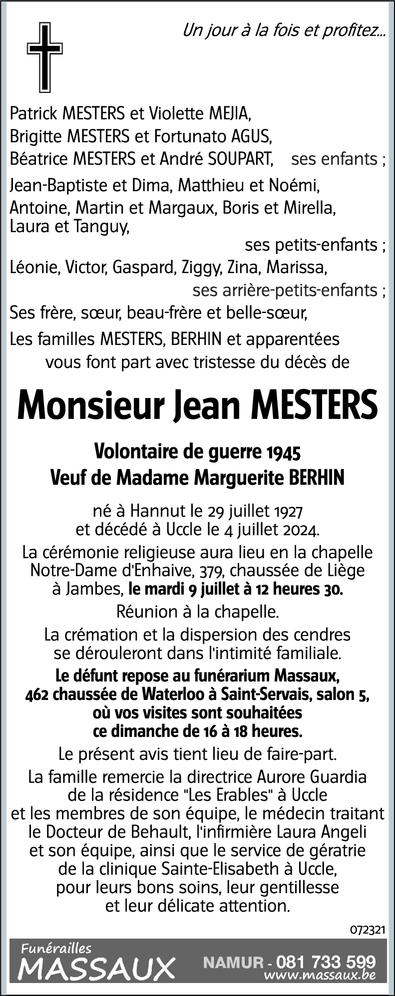 Jean MESTERS