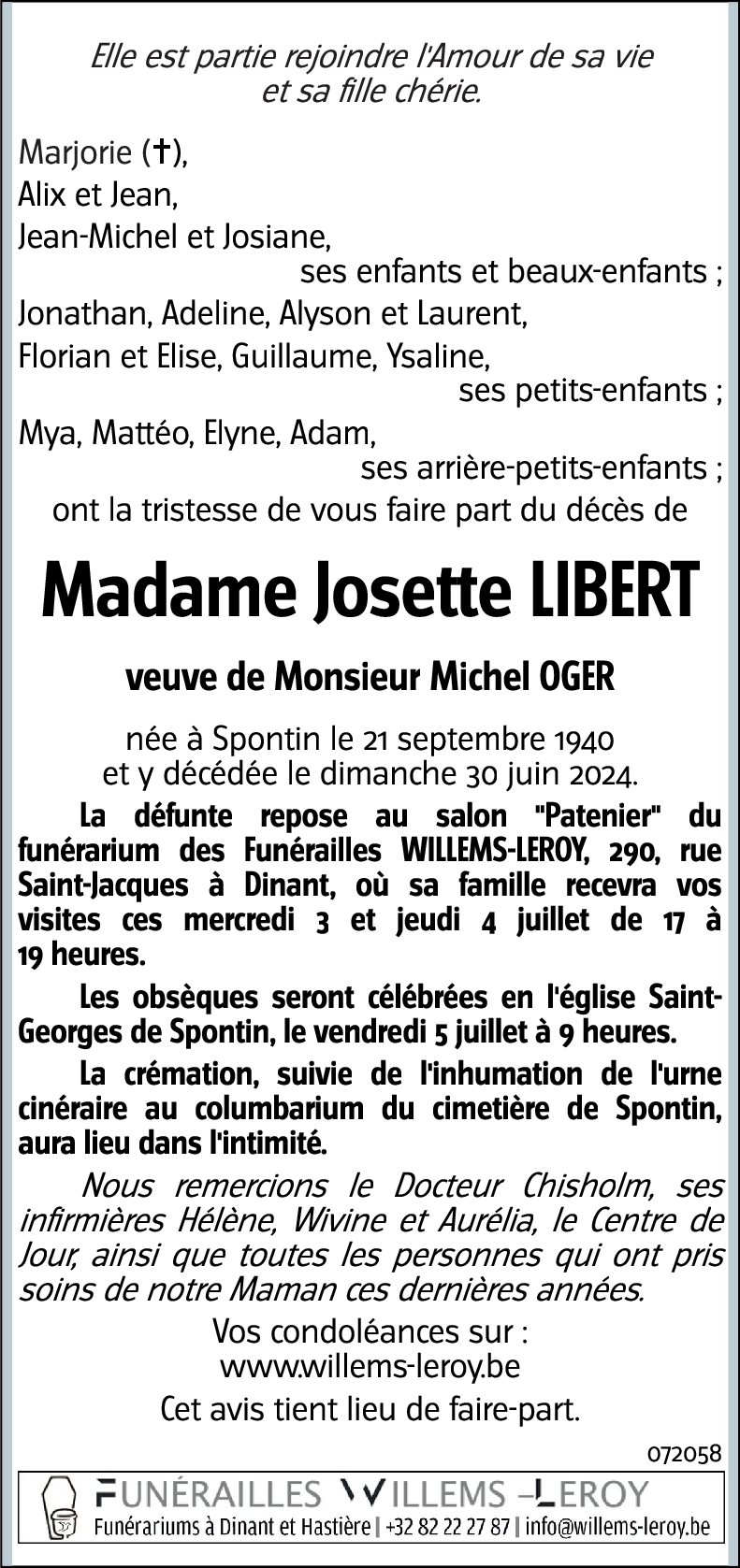 Josette LIBERT