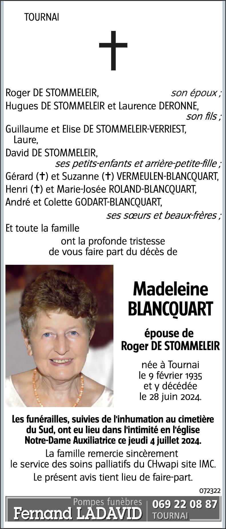 Madeleine BLANCQUART