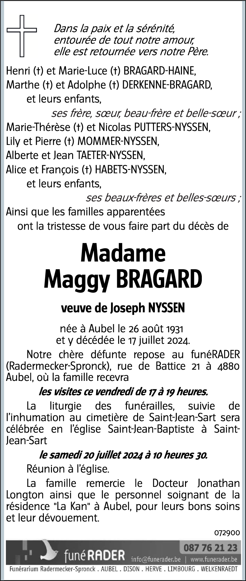 Maggy BRAGARD