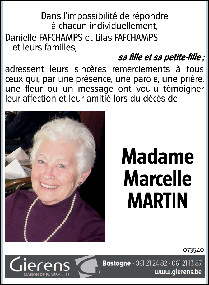 Marcelle MARTIN