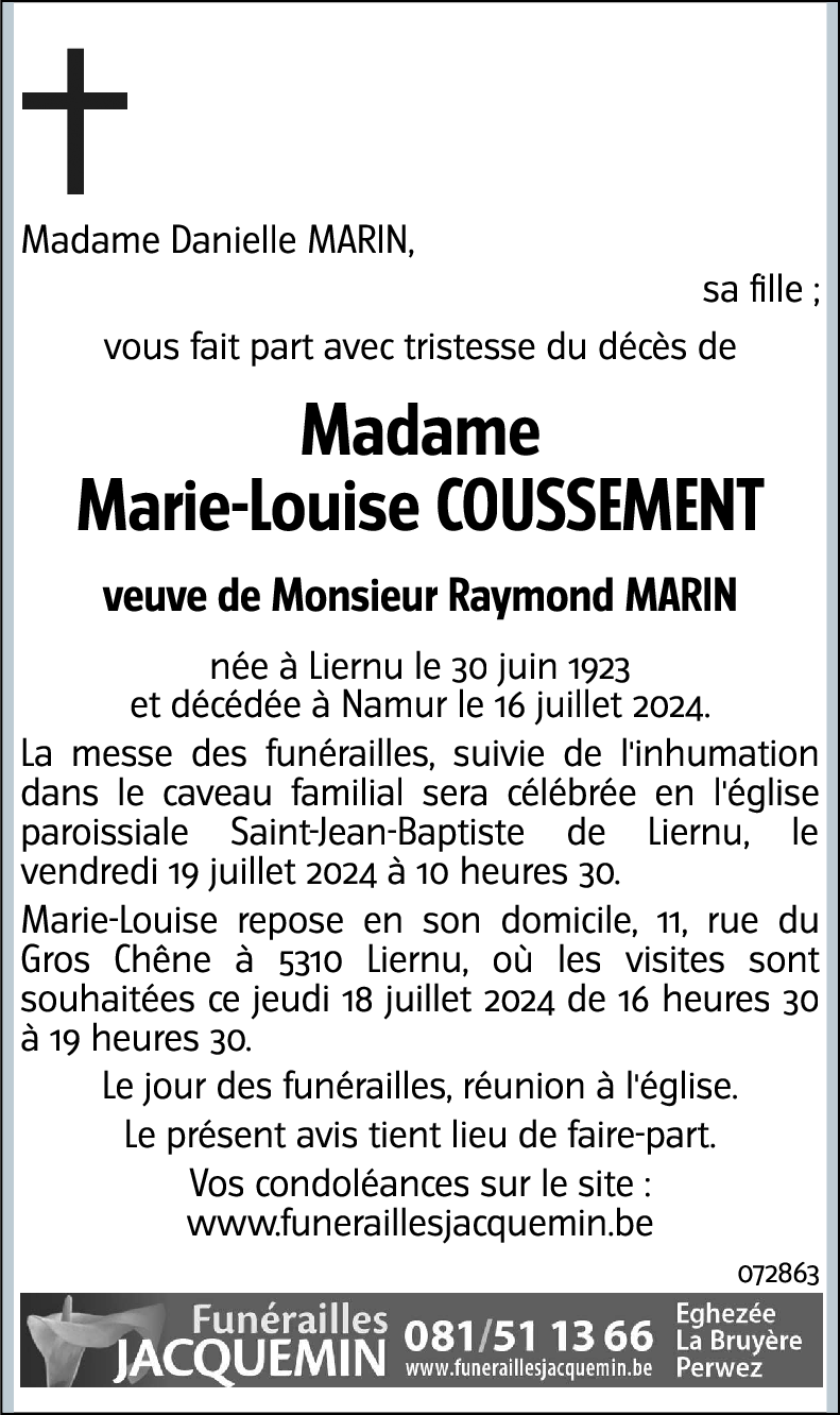 Marie Louise Coussements
