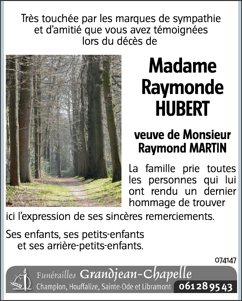 Raymonde HUBERT