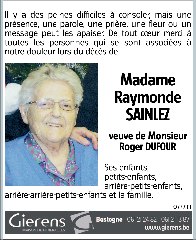 Raymonde SAINLEZ