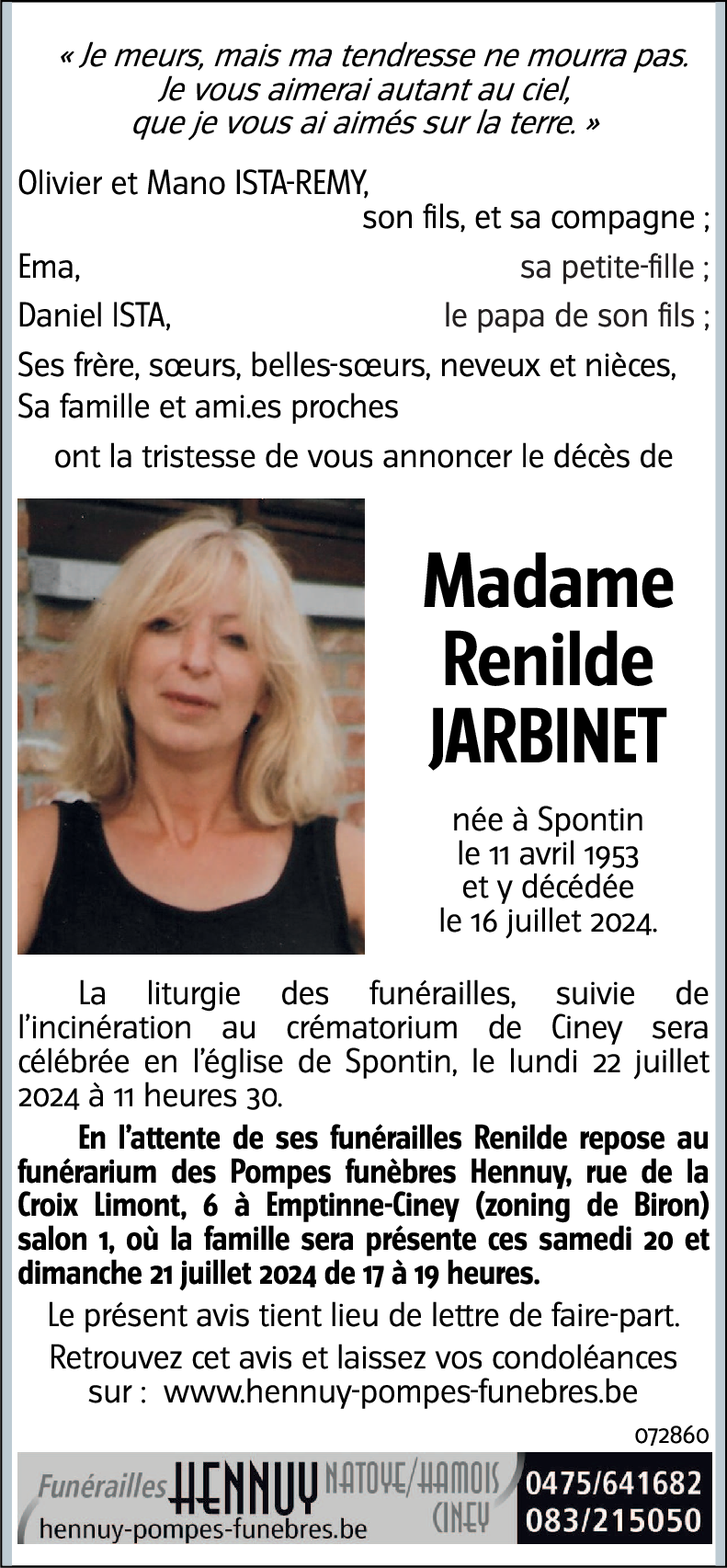 Renilde JARBINET