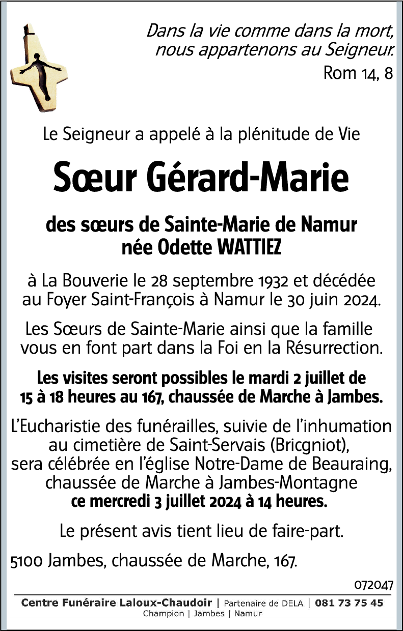 Soeur Gérard-Marie