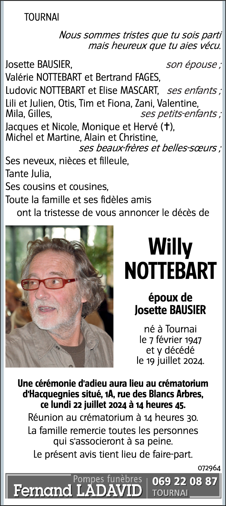 Willy NOTTEBART