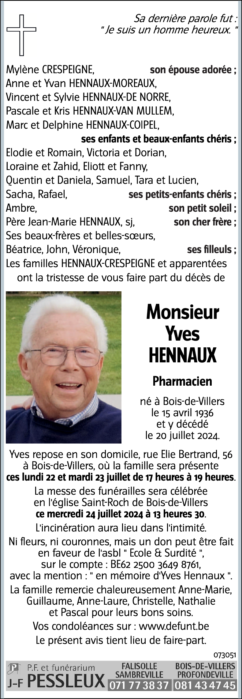 Yves HENNAUX