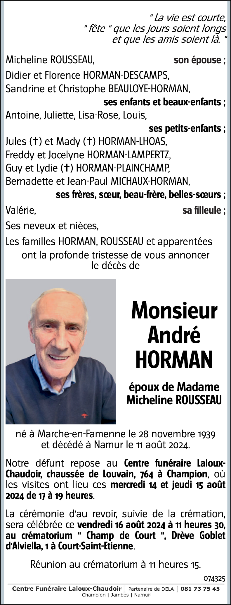 André HORMAN