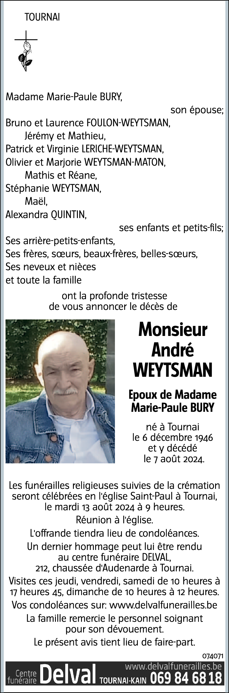 André WEYTSMAN