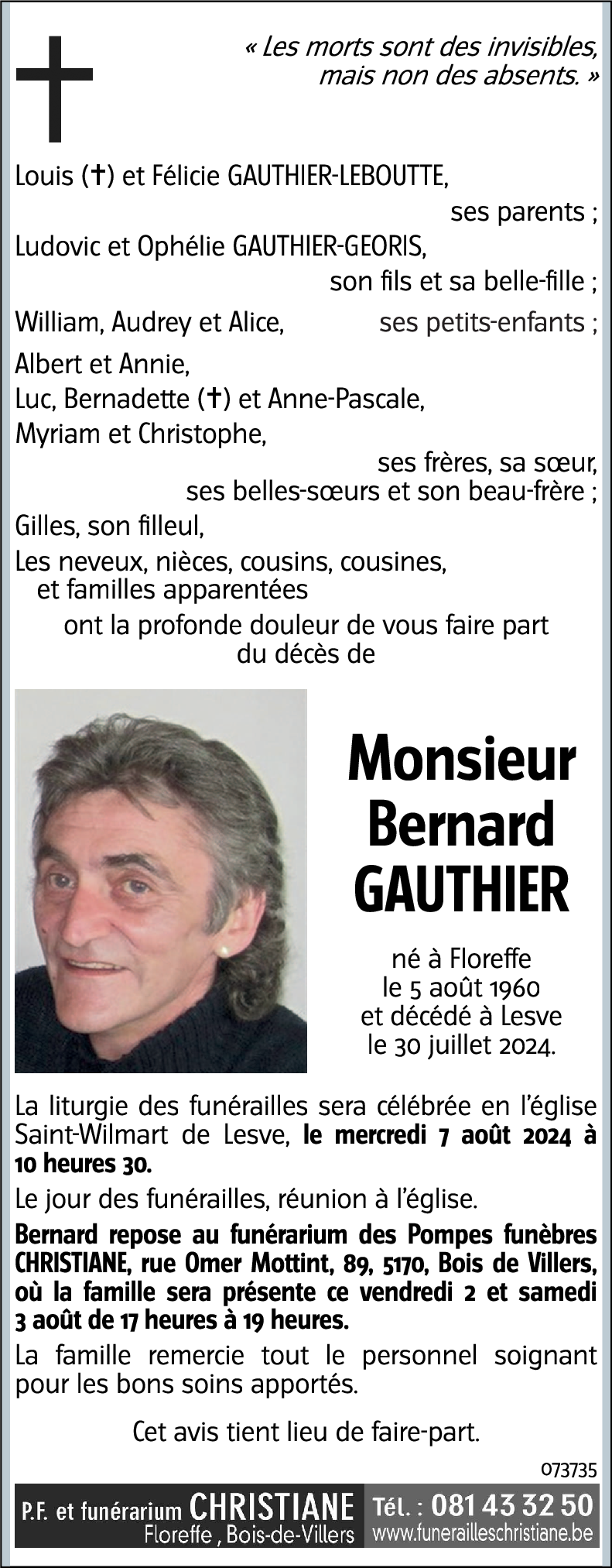 Bernard GAUTHIER