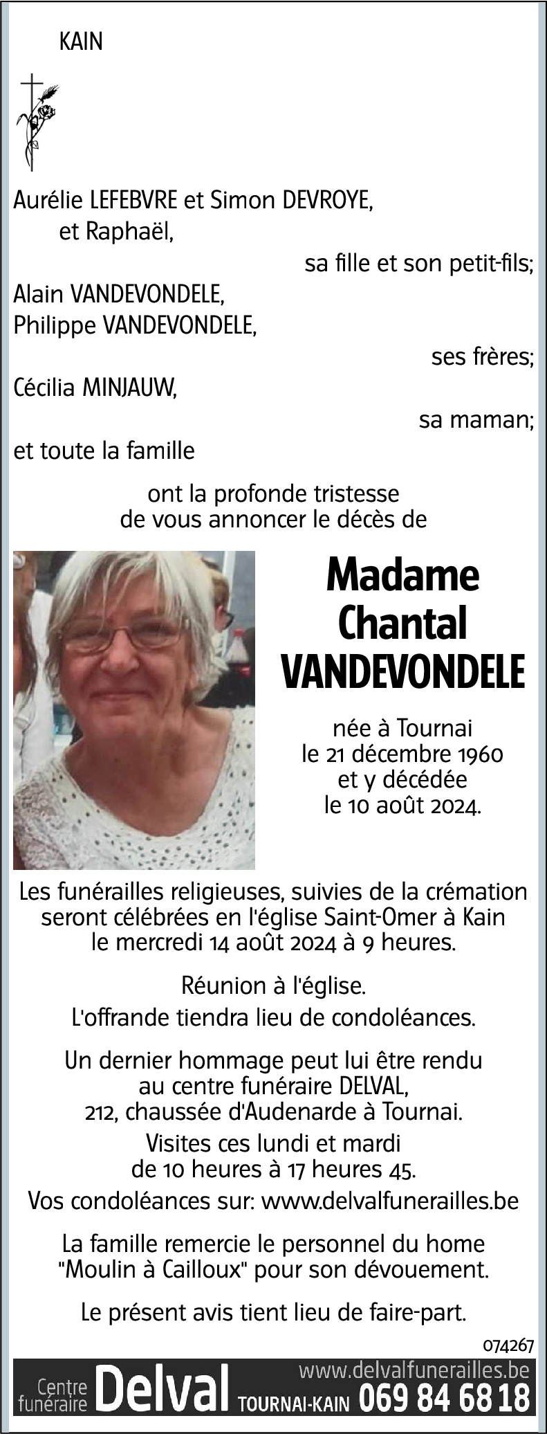 Chantal VANDEVONDELE