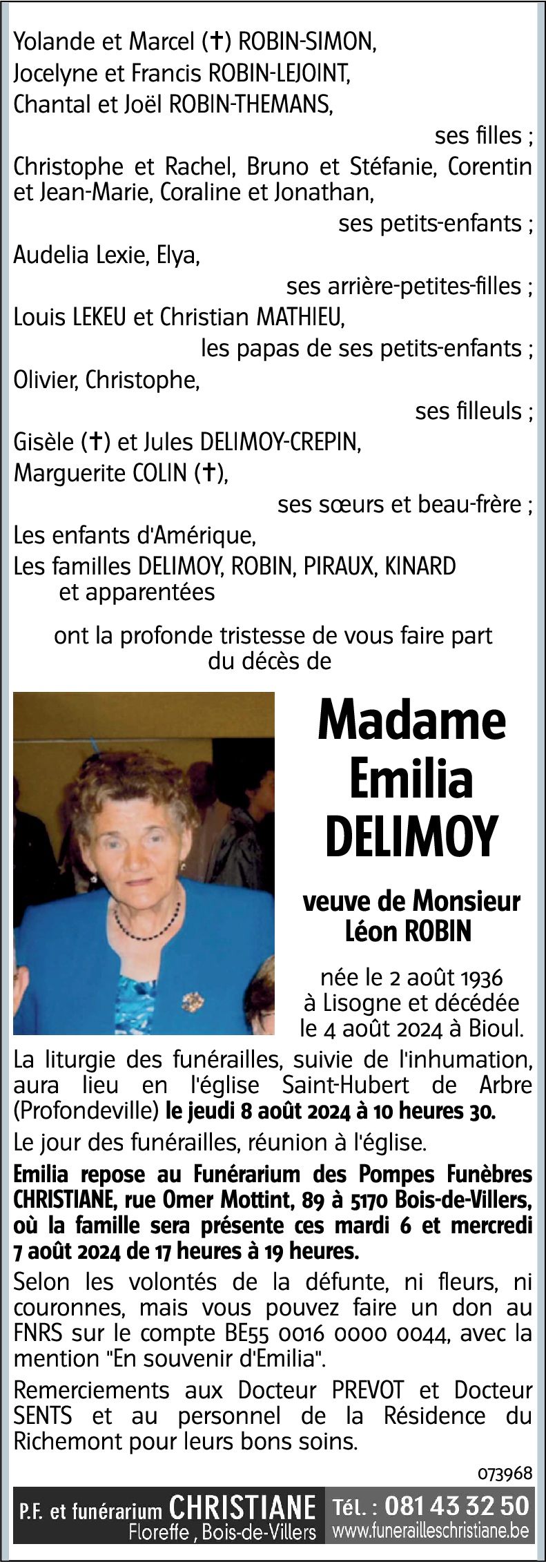 Emilia DELIMOY
