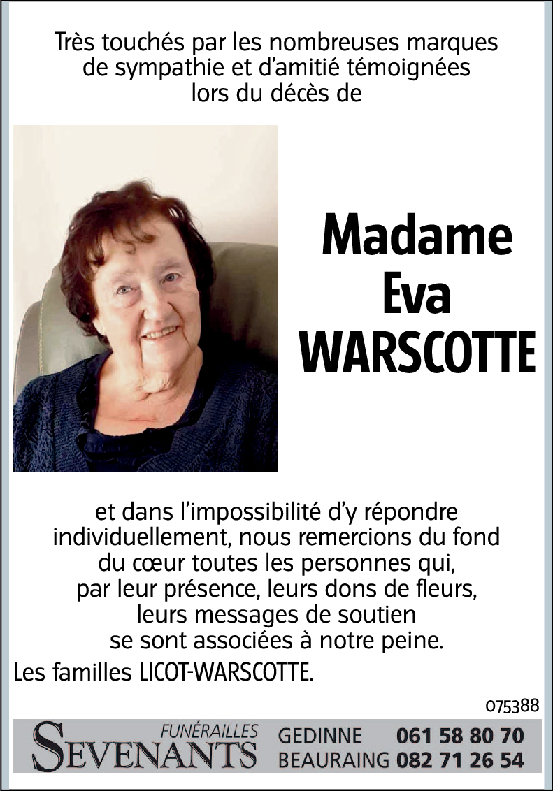 Eva WARSCOTTE