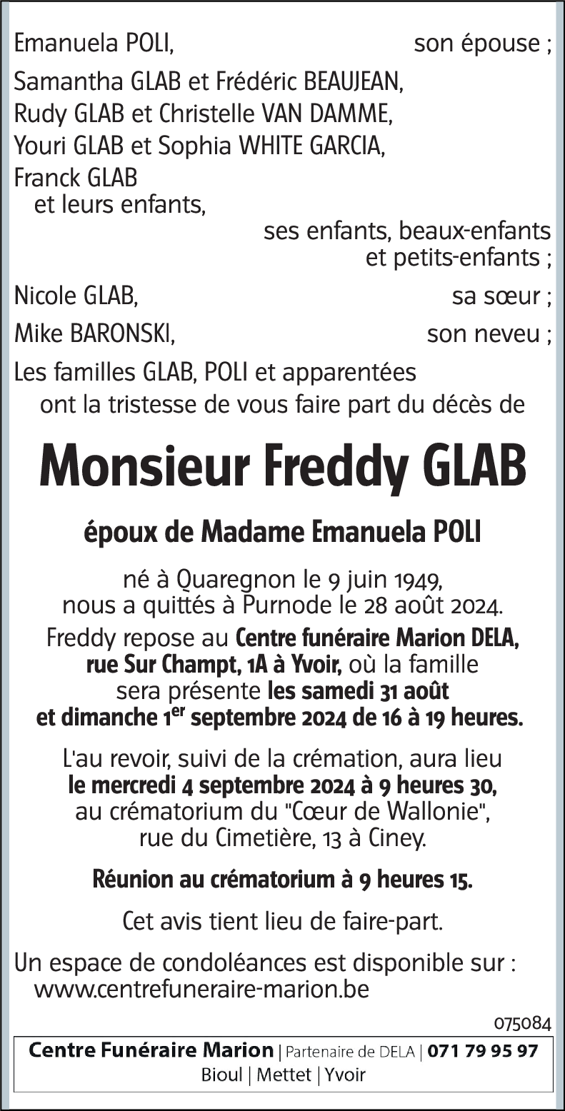 Freddy GLAB