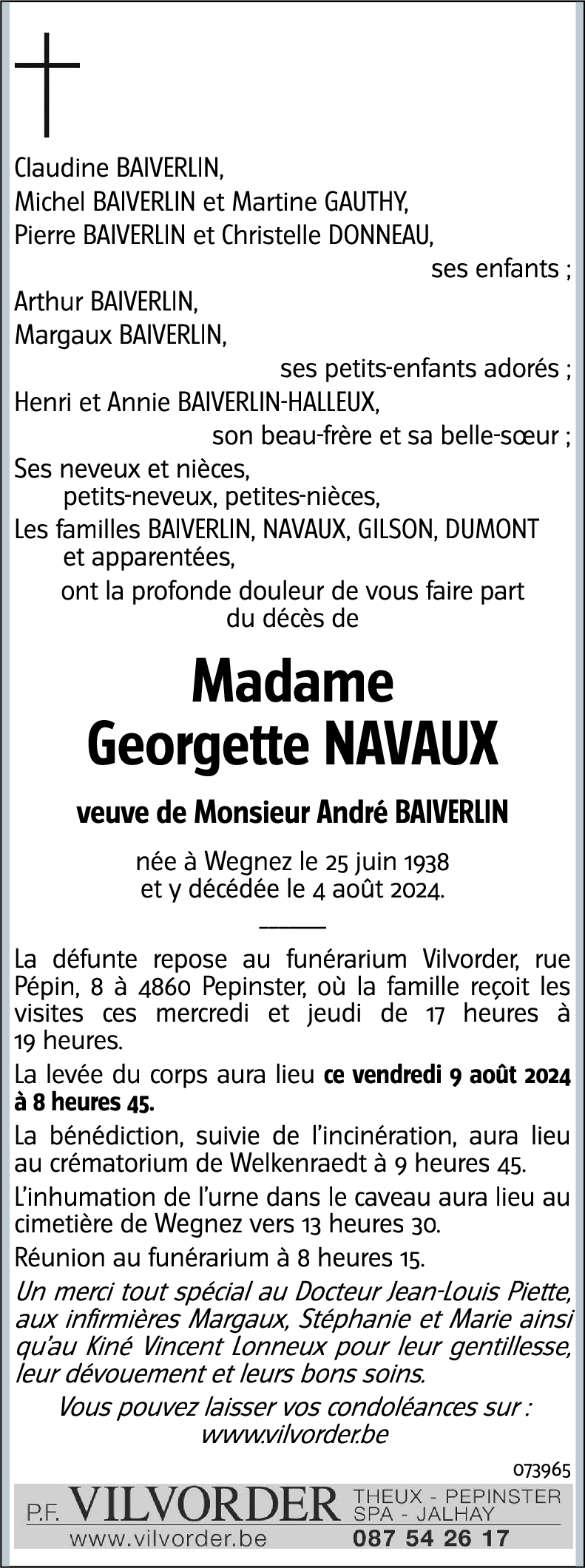 Georgette NAVAUX