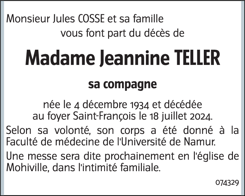 Jeannine TELLER