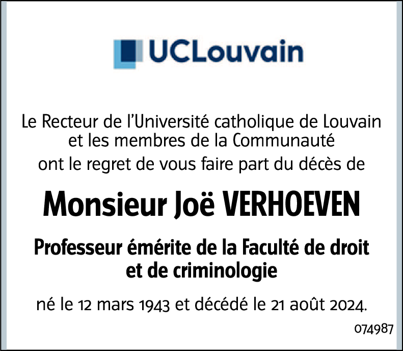 Joë VERHOEVEN