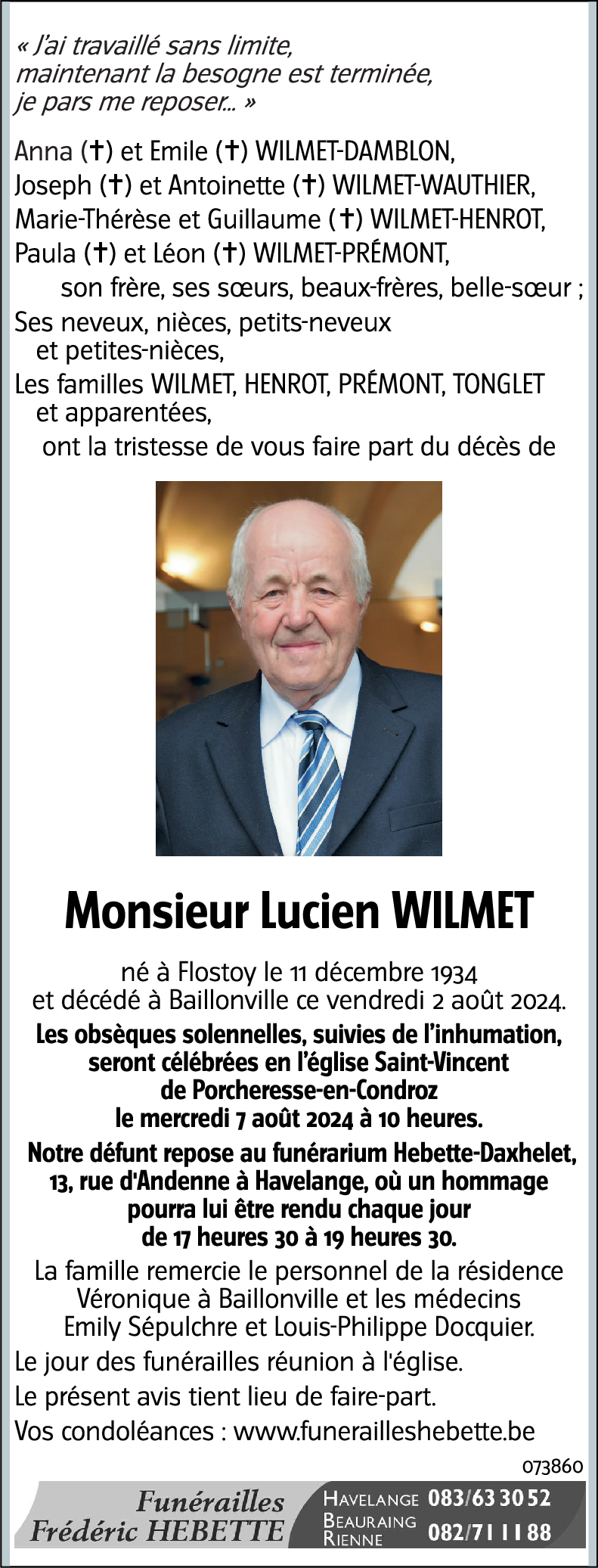 Lucien WILMET