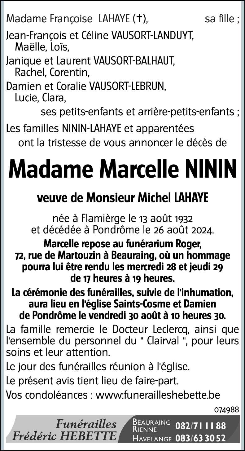 Marcelle Ninin