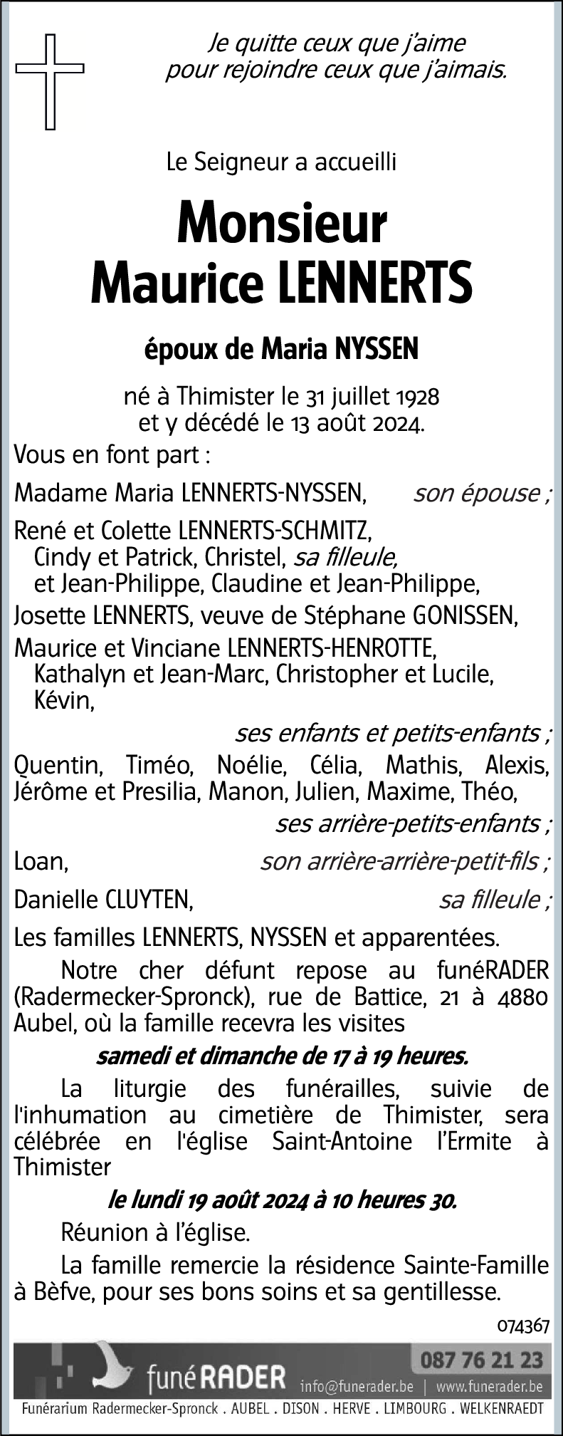Maurice LENNERTS