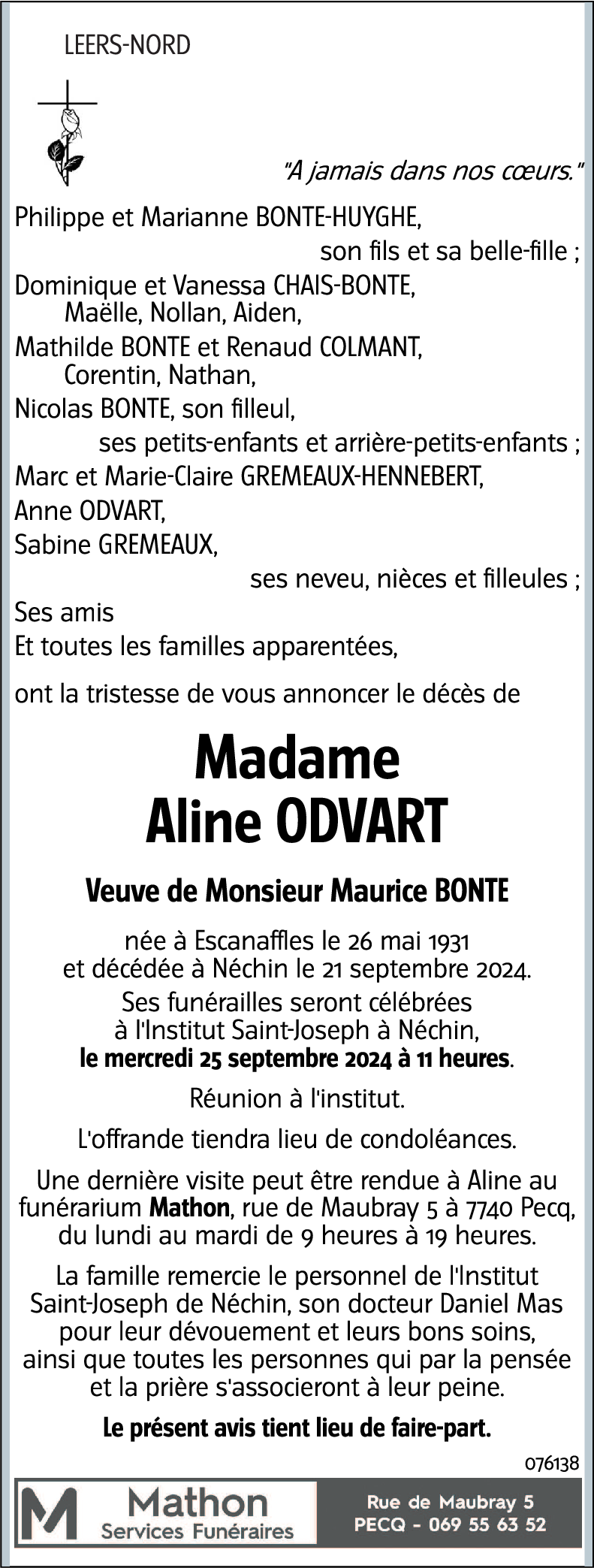 Aline ODVART
