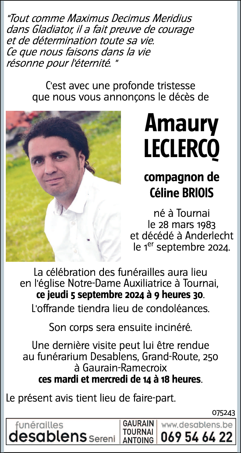 Amaury LECLERCQ