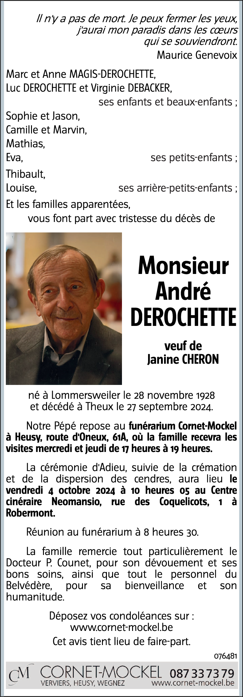 André DEROCHETTE