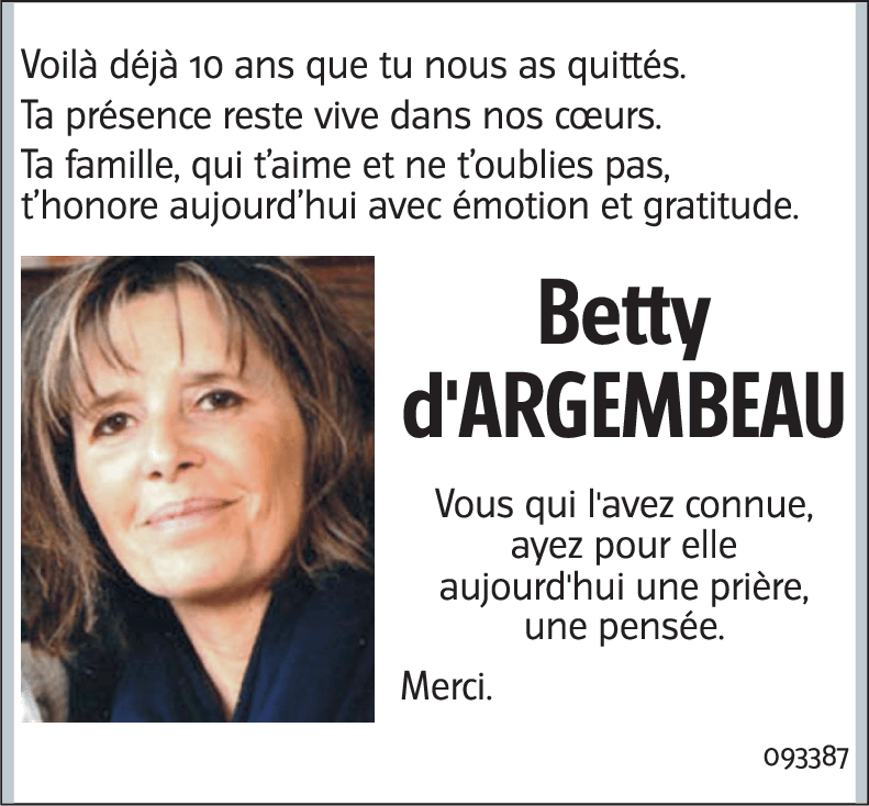 Betty d'Argembeau