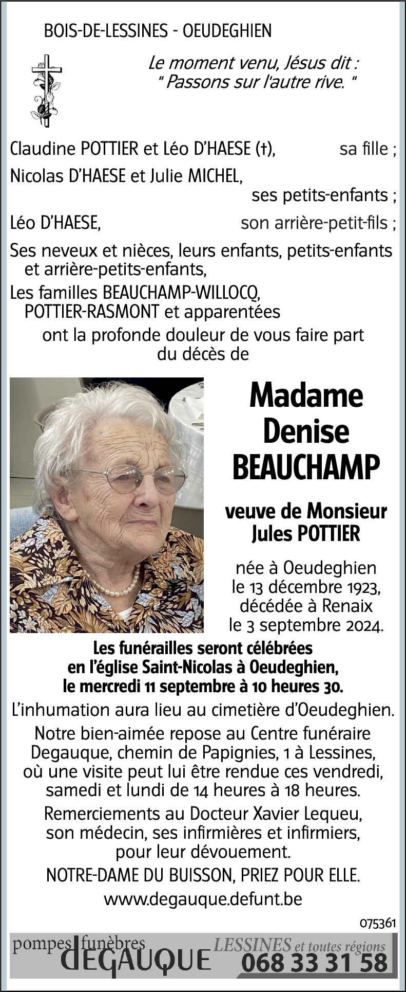 Denise BEAUCHAMP