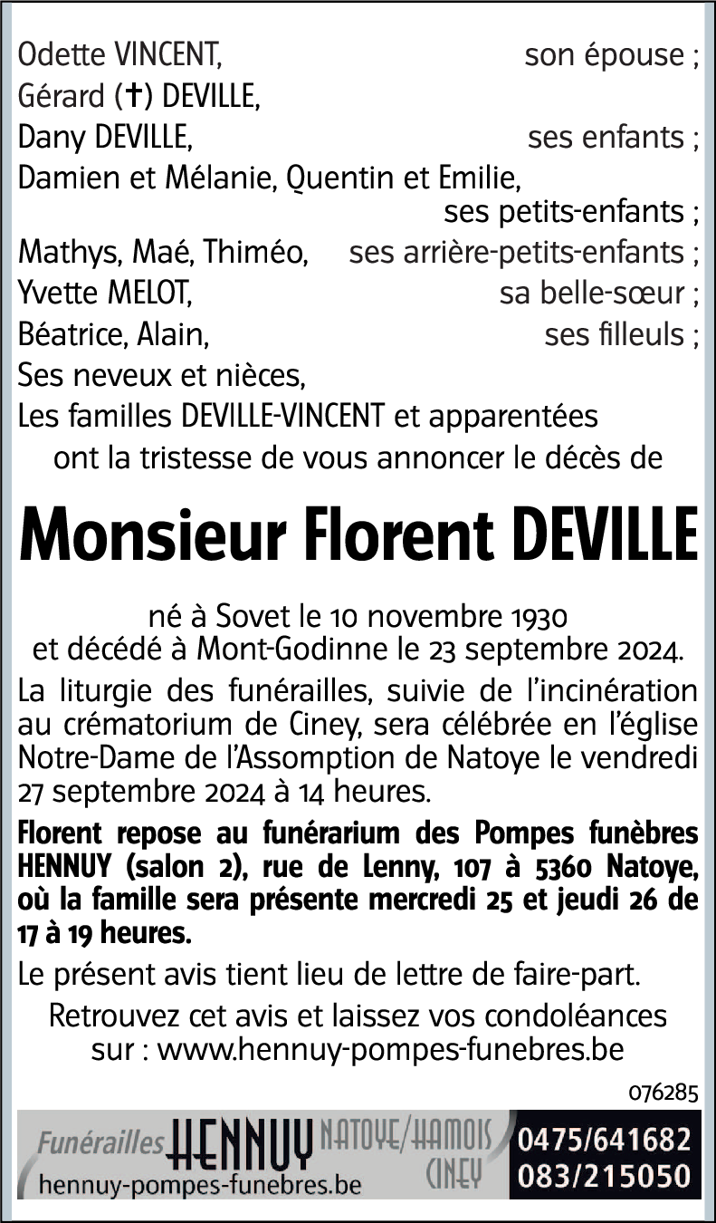 Florent DEVILLE