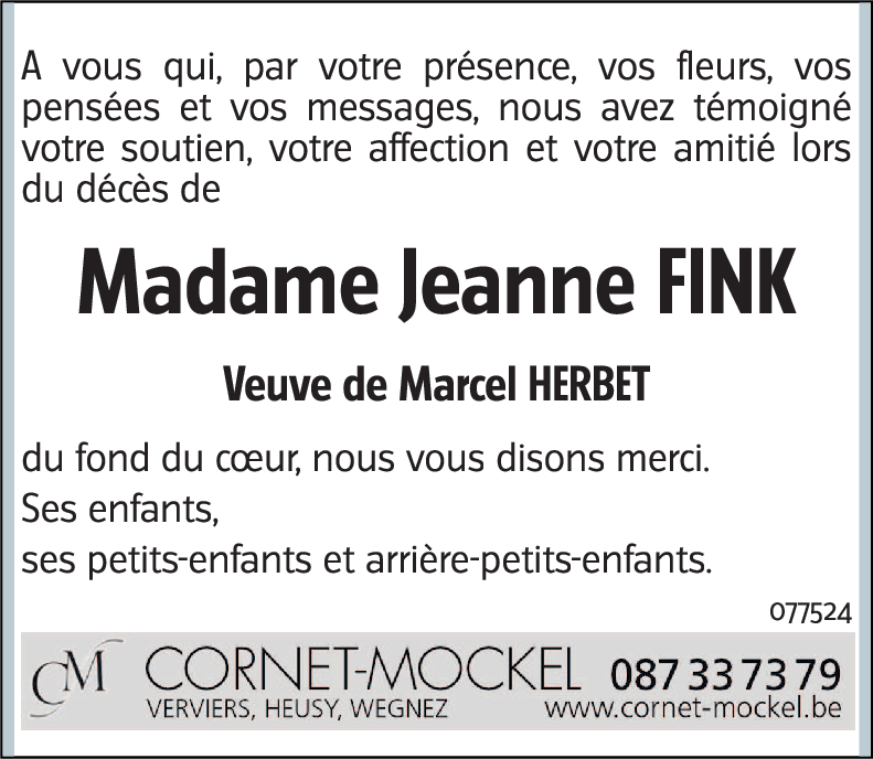 Jeanne FINK