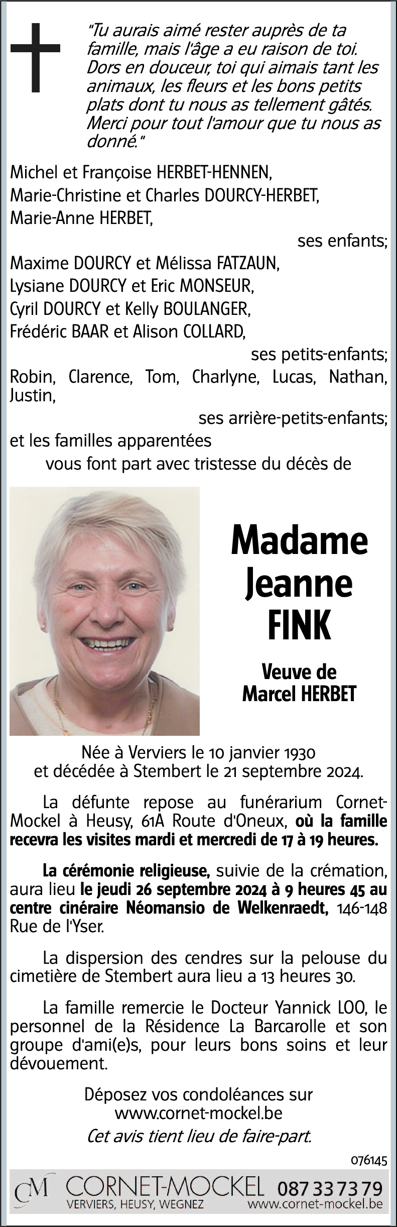 Jeanne FINK