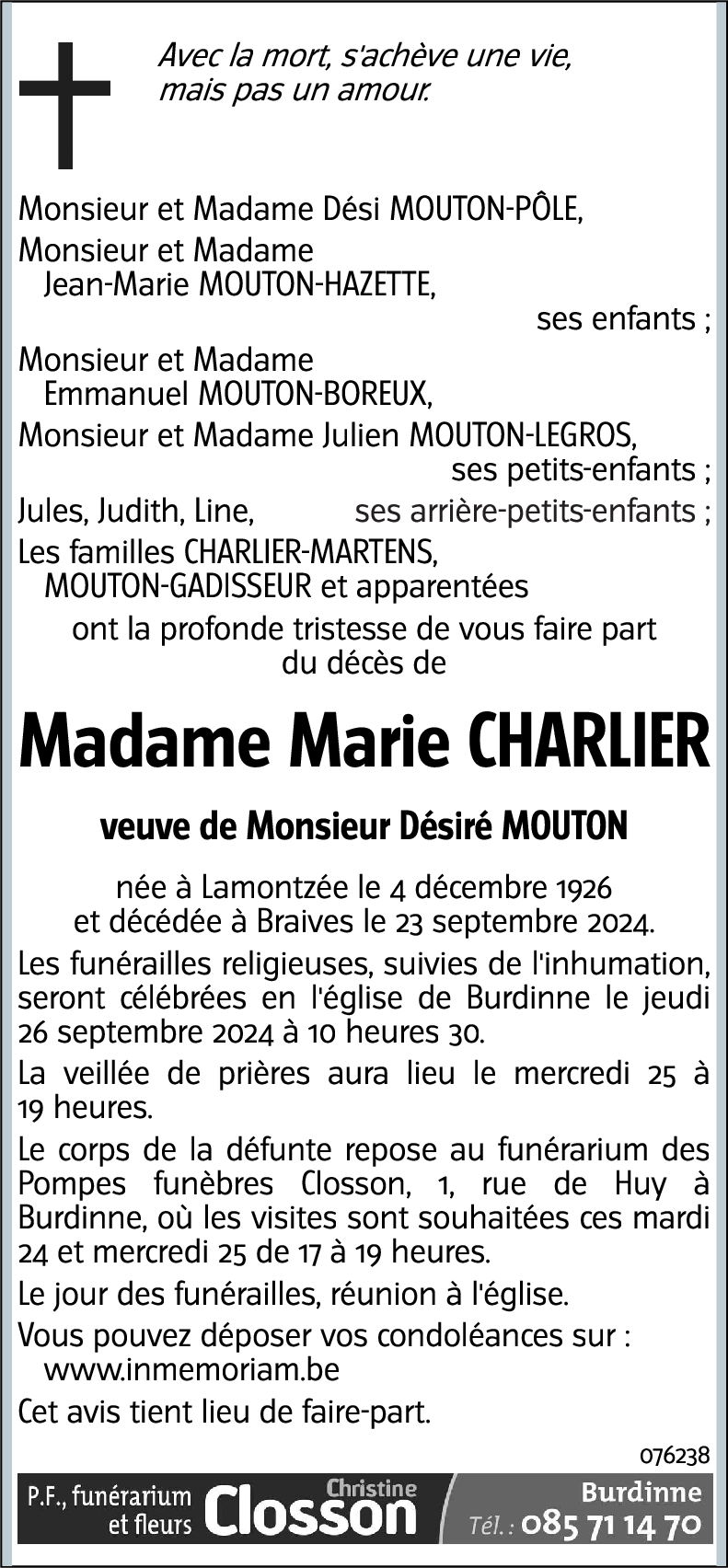 Marie Charlier