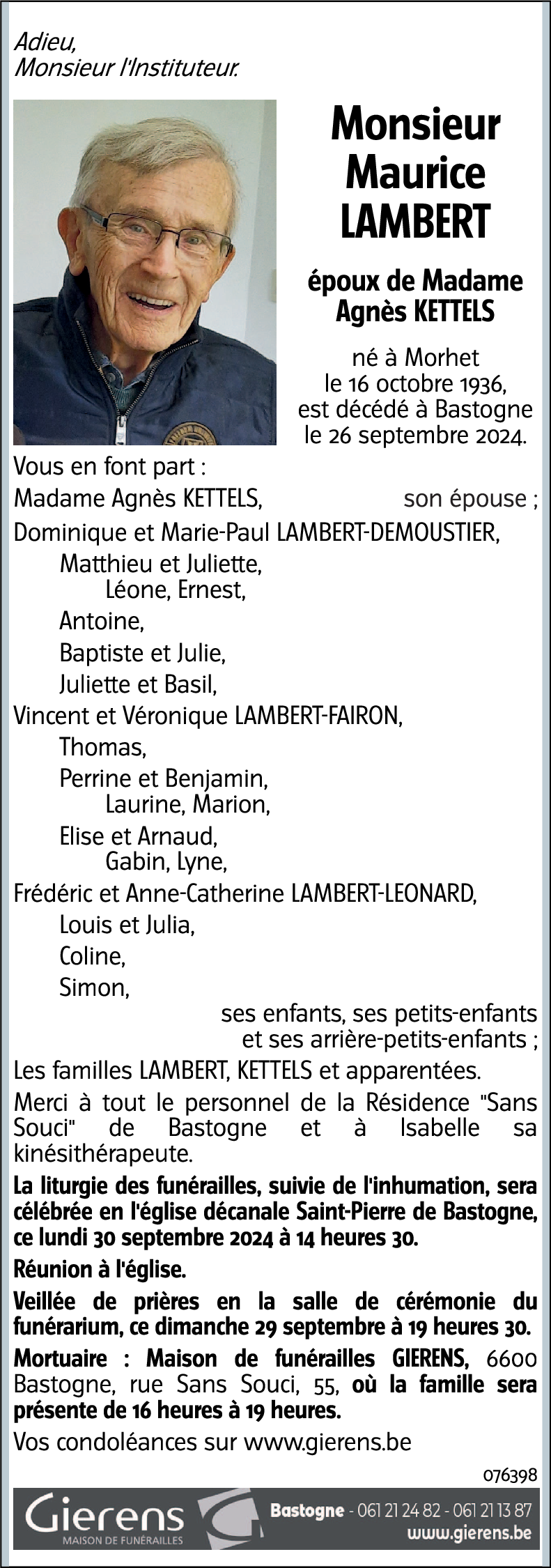 Maurice LAMBERT