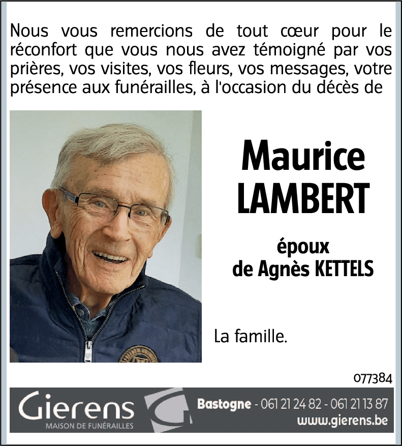 Maurice LAMBERT