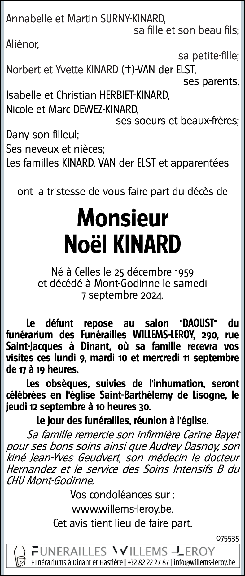 Noël KINARD