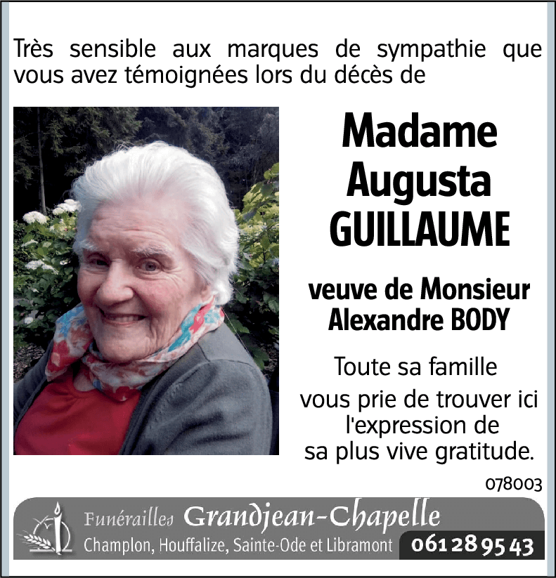 Augusta GUILLAUME