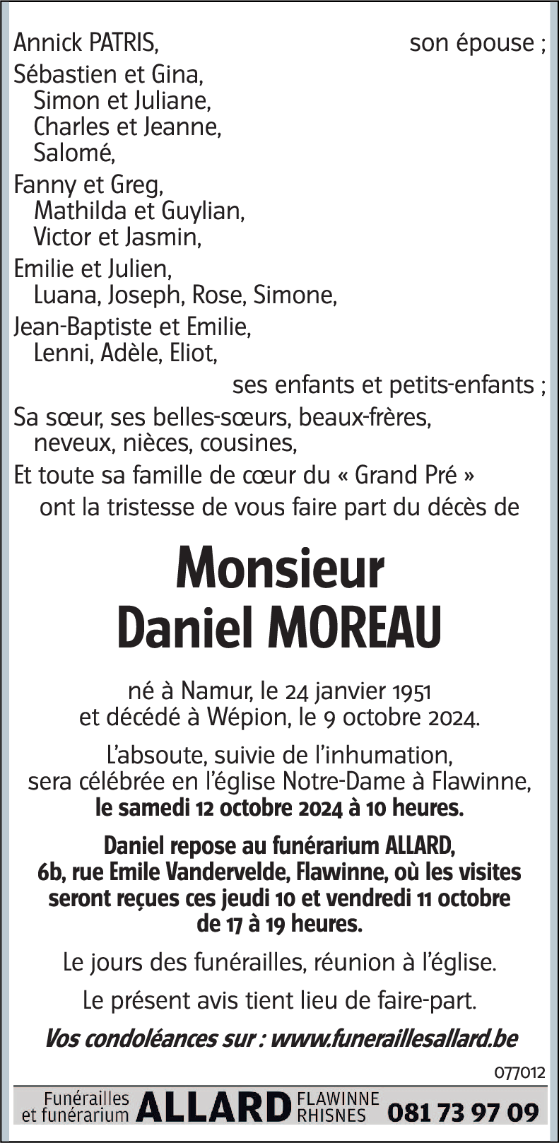 Daniel MOREAU