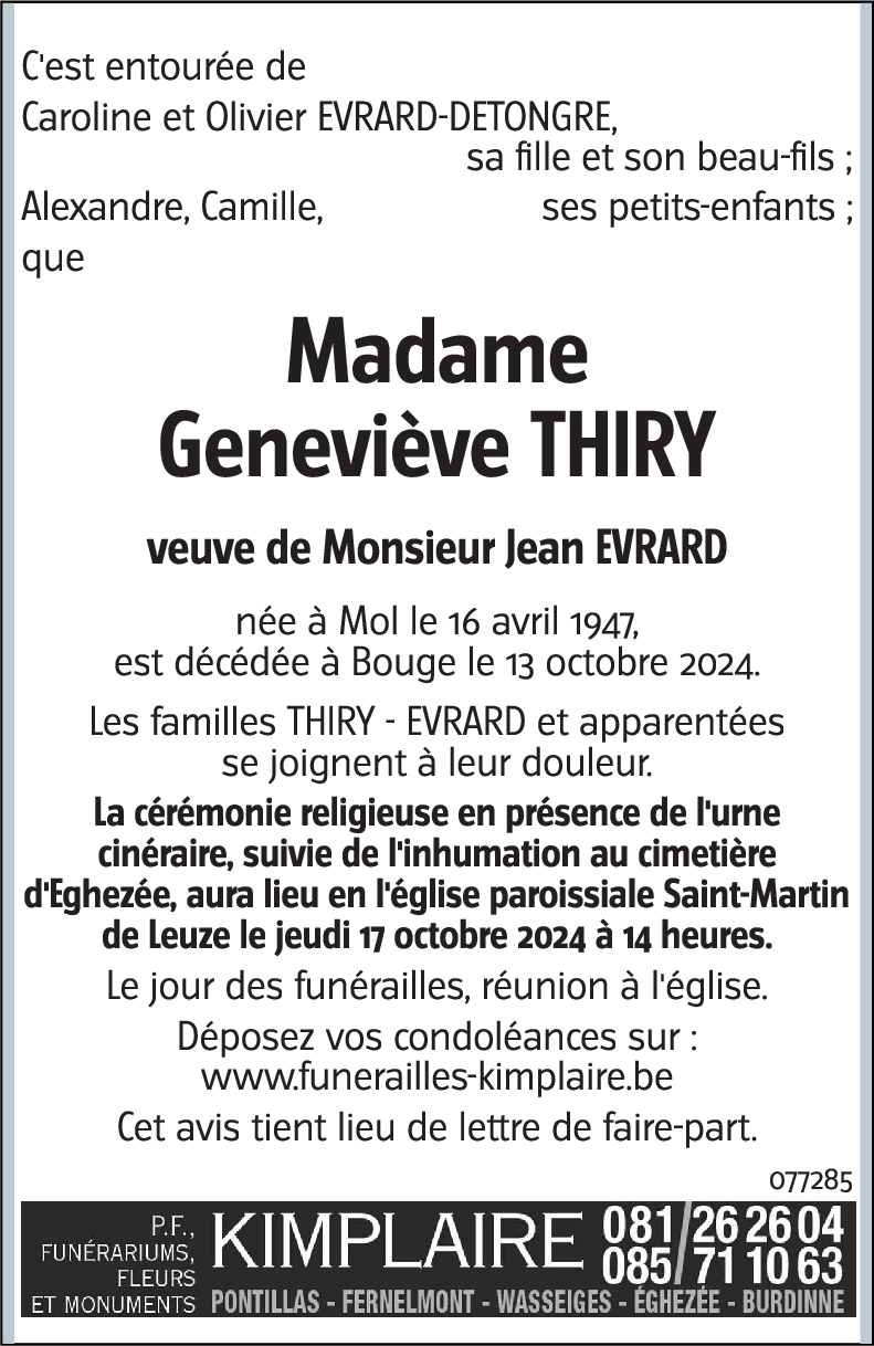 Geneviève THIRY