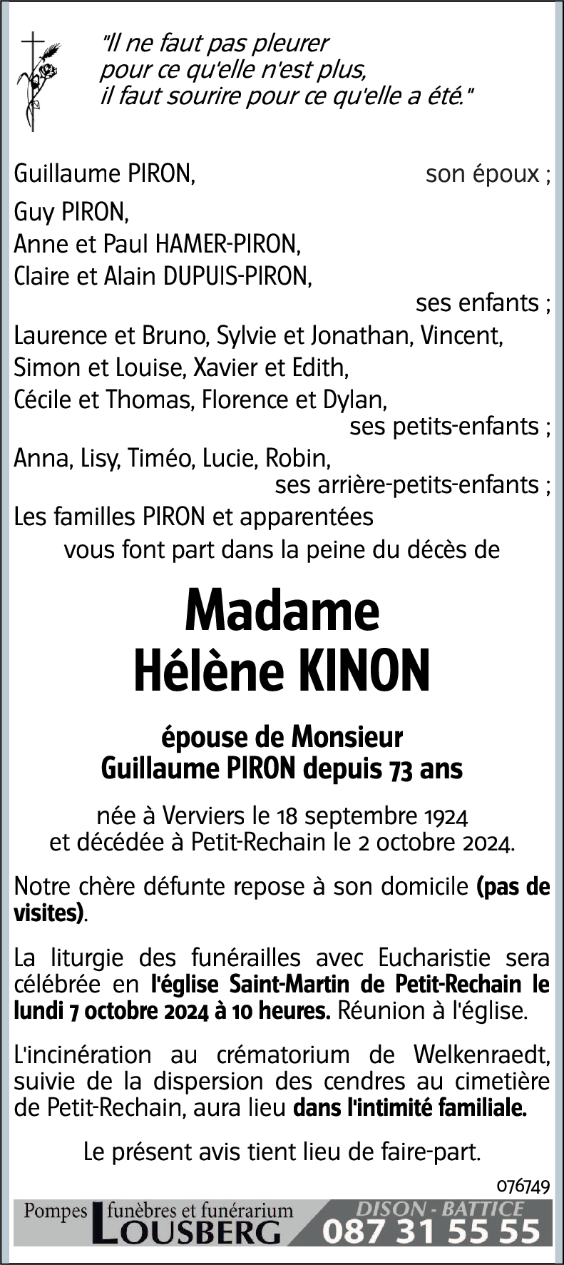 Hélène KINON