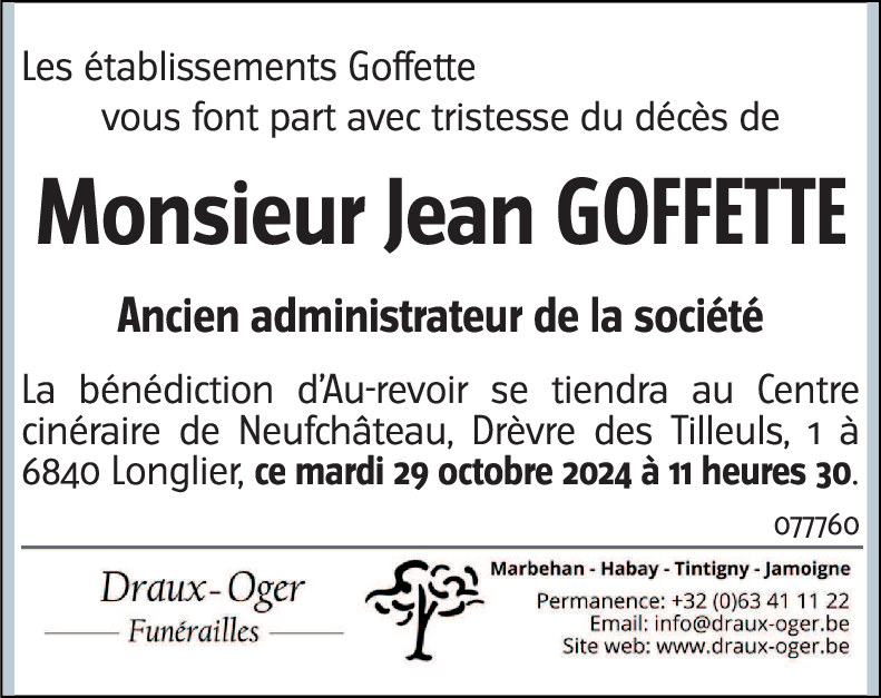 Jean GOFFETTE