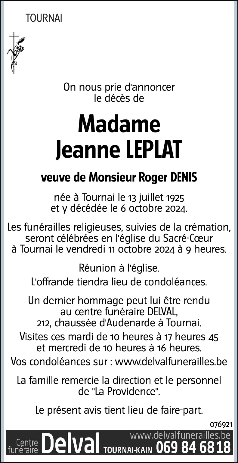 Jeanne LEPLAT