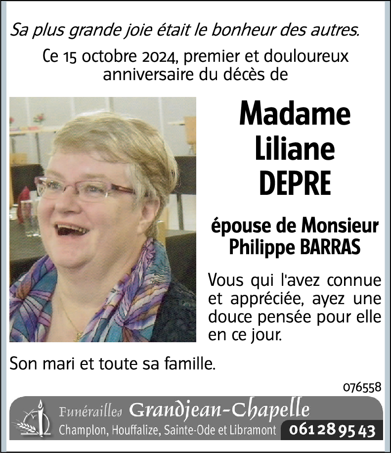 Liliane DEPPRE