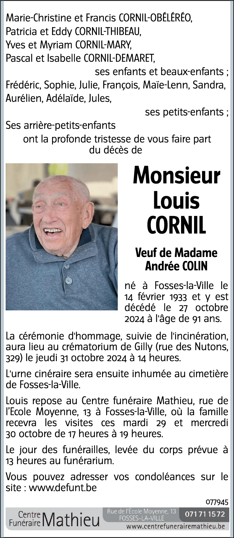 Louis CORNIL