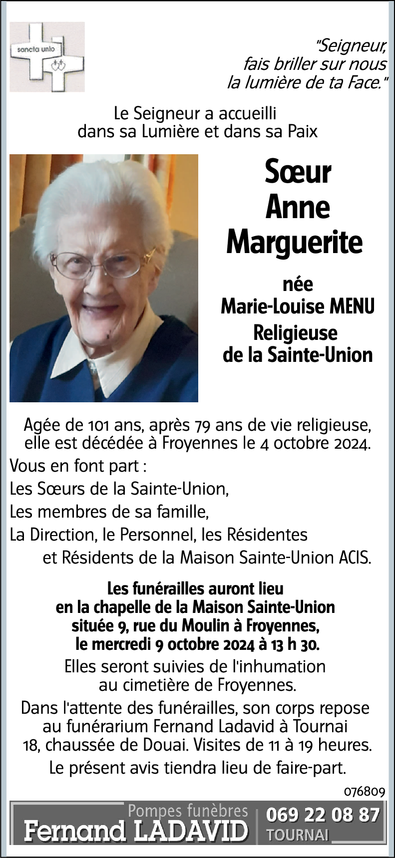 Marie-Louise MENU