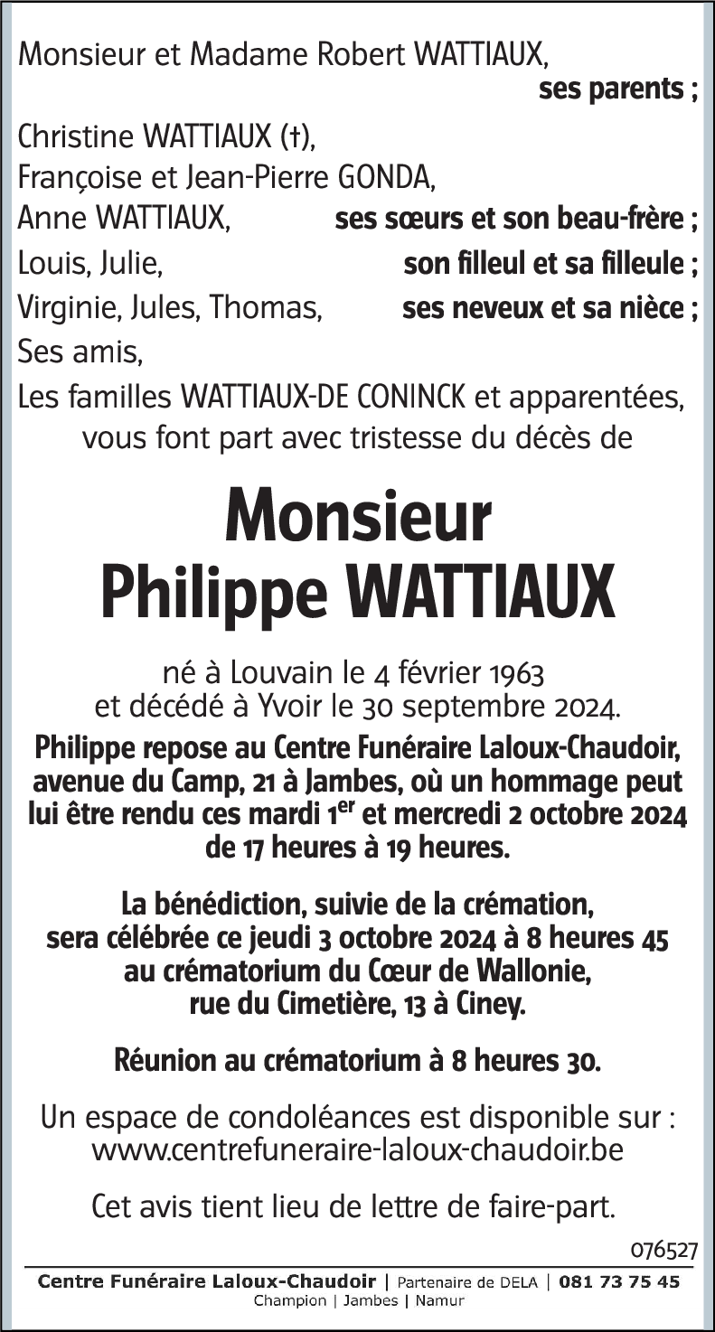 Philippe WATTIAUX