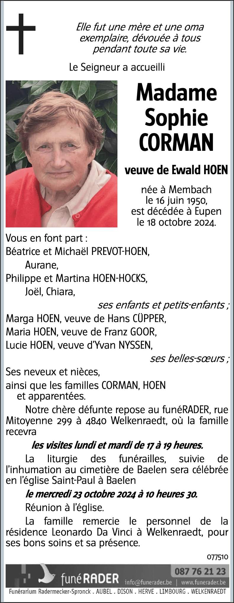 Sophie CORMAN