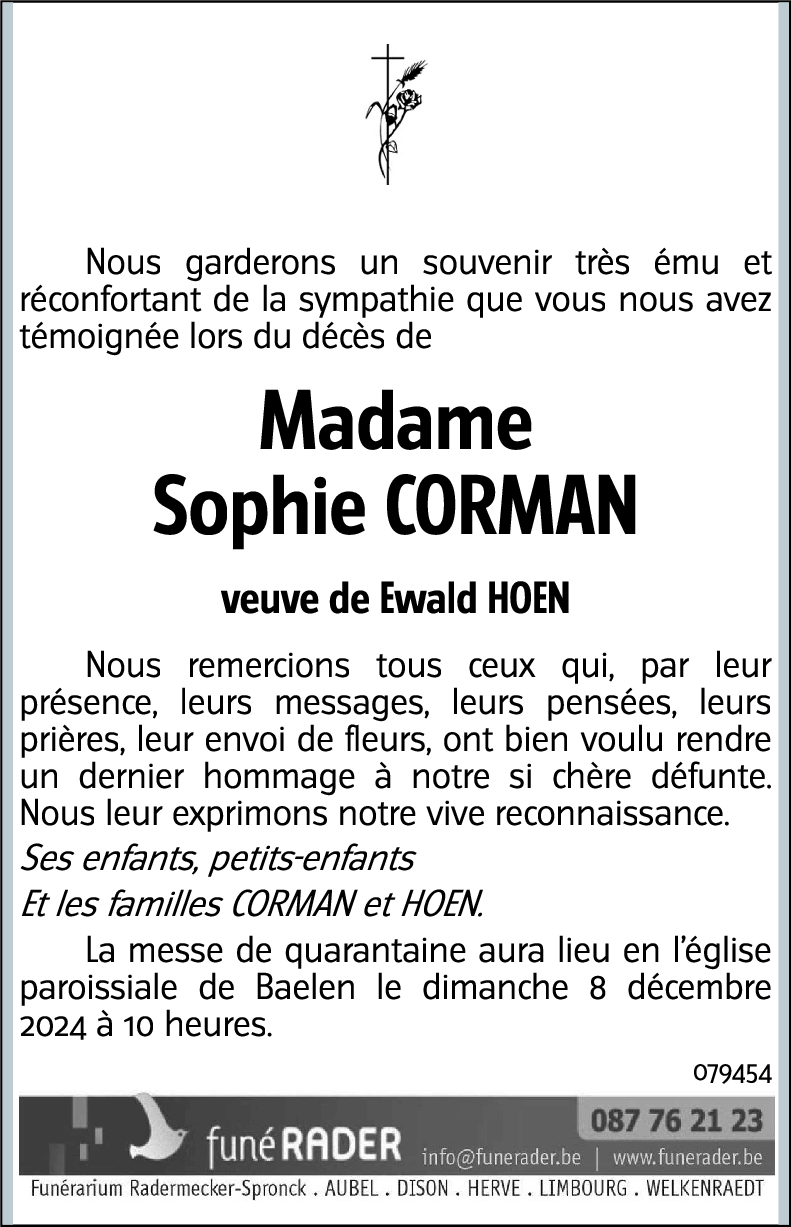 Sophie CORMAN